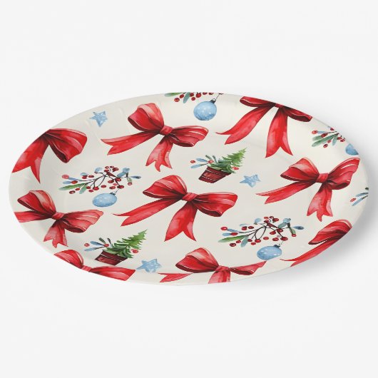 Coquette Kerst Borden Papieren Bordje (Gekanteld)