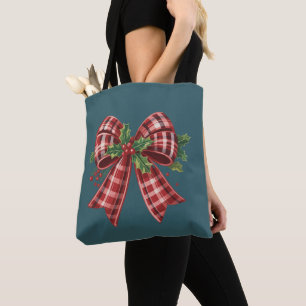 Coquette Kerstboog Squad Cadeau Schattig Winter Draagtas
