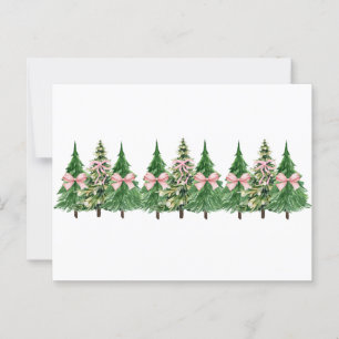 Coquette Kerstboom, Borstkanker AwarenessCo Briefkaart