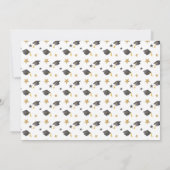  Coquette lint afstudeer monogram wapenschild  Kaart (Achterkant)