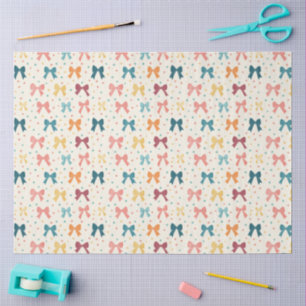 Coquette lintpatroon met polka stippen tissuepapier