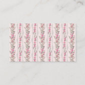 Coquette Love Shack Baby Shower Display Shower Informatiekaartje (Achterkant)