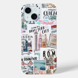 Coquette Meisje Preppy Collage, Telefoonhoes