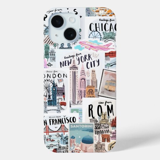 Coquette Meisje Preppy Collage, Telefoonhoes Case-Mate iPhone Case (Achterkant)