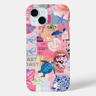 Coquette Meisje Preppy Collage, Telefoonhoes
