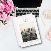 Coquette Monogramme Faire-part de graduation photo