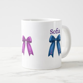 Coquette Nautical Bow! Extra Grote Beker