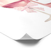 Coquette OEuvre murale légère rose Vin Poster (Coin)