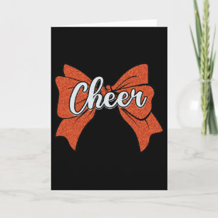 Coquette Oranje Wimpel Sport Cheerleader Cheerl Kaart