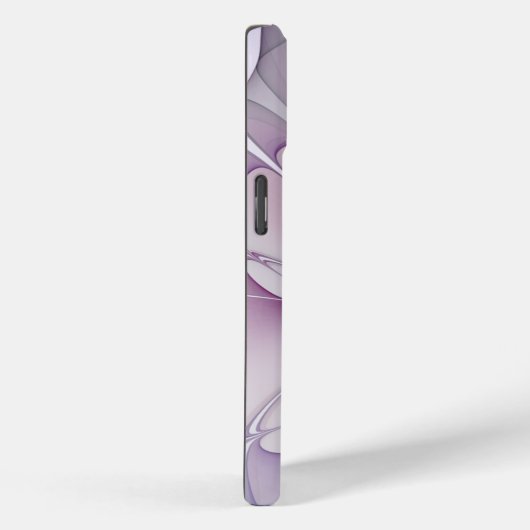 Coquette Paarse Abstracte Bloemen Case-Mate iPhone Case (Achterkant / Rechts)