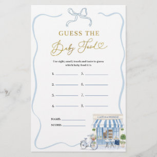 Coquette Parijse Cafe Guess De Baby Food Games