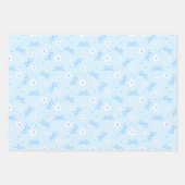 Coquette Pastel Blue Cute Wrapping Paper (Voorkant)