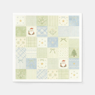 Coquette Pastel Kerstmis Servet