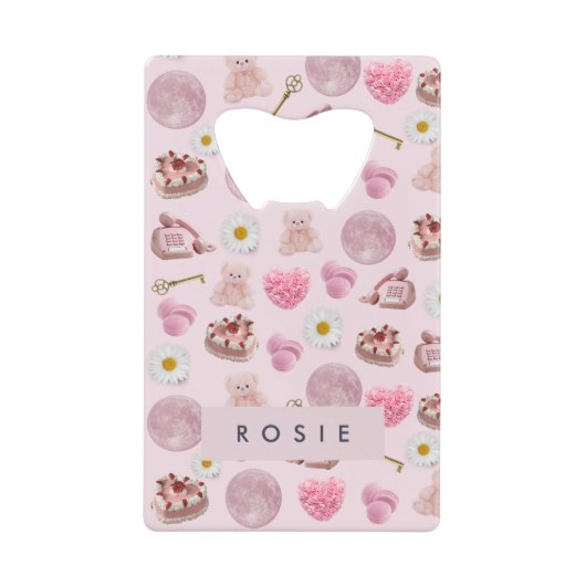 Coquette personnalisée Monogramme Coquette Vintage (Devant)