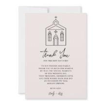 Coquette Pink Chapel Wedding Photo