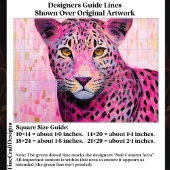 Coquette Pink Leopard Mosaic Style EN4R Decoupage Tissuepapier