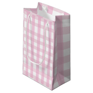 Coquette Pink Plaid Klein Cadeauzakje