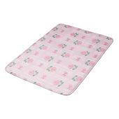 Coquette Plaid lint & Roos Roze Badmat (Gekanteld)