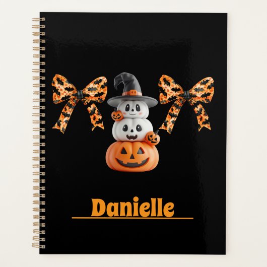 Coquette Pompoen Schattige Custom Planner (Voorkant)