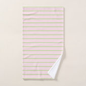 Coquette Préparation Chic Pastel Vert Et Rose Rayu (Serviette à main)
