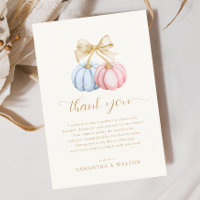 Coquette Pumpkins Gender Reveal
