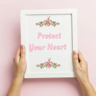 Coquette Quote Muurkunst - Lichtroze strik Floral Poster