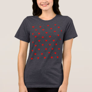 Coquette Rode Harten Patroon Grafische T-Shirt