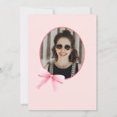 Coquette romantique Bachelorette Party Invitation (Dos)