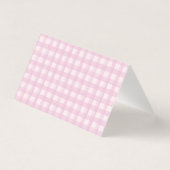 Coquette Rose Bow Place Carte Décor Table (Back)