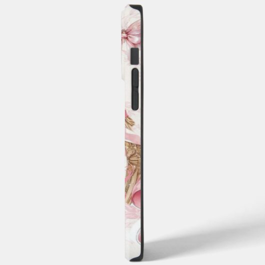 Coquette rose coque iphone - Feminine Softcore (Verso / Gauche)