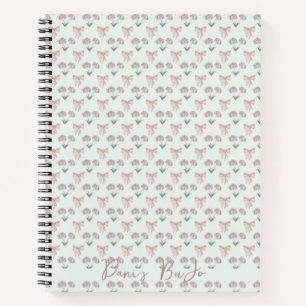 Coquette Rose et Bow Bullet Journal