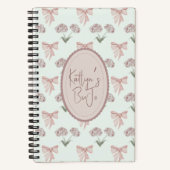 Coquette Rose et Bow Bullet Journal (Recto)