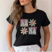 Coquette rose mignonne maman bow T-shirt