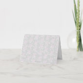 Coquette rose rubans transparents Merci (Dos)