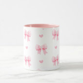 Coquette Roze Bogen & Harten Mok (Midden)