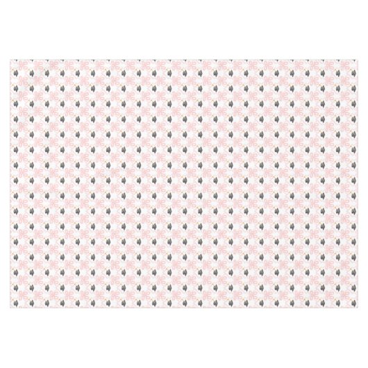 Coquette Roze Bow Afstuderen Tafelkleed (Voorkant (Horizontaal))