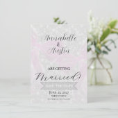 Coquette Ruban Transparent Rose - Faire-Part de Ma (Debout devant)