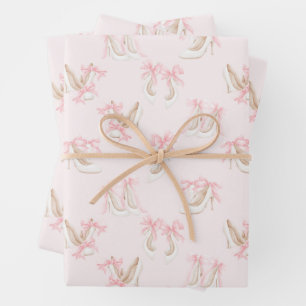 Coquette Schoenen Patroon  Inpakpapier Vel
