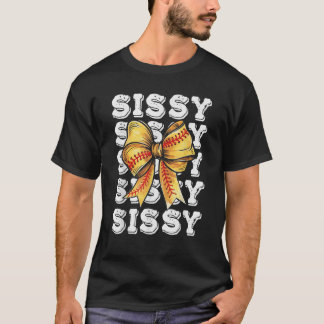 Coquette Softbal SISSY Matching Family Bow T-shirt