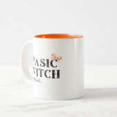 Coquette sorcière de base Halloween Mug (Devant gauche)