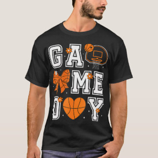 Coquette Spel Dag Basketbal Mama Mama Basketbal S T-shirt