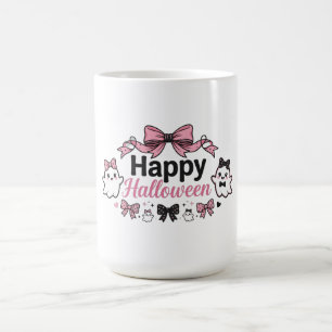 Coquette spookbeker Cute Halloween-cadeau voor haa Koffiemok