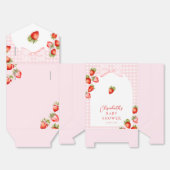 Coquette Strawberry Favoriet Box Bedankdoosjes (Ongevouwen)