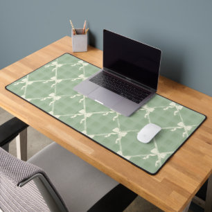 Coquette Strik Gingham Patroon Crème Salie Groen  Bureaumat