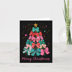 Coquette Strik Kerstmis Xmas Boom Familie Paja Kaart