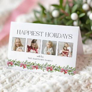 Coquette Strik Mistletoe Prettigst Feest 4 Foto Feestdagen Kaart