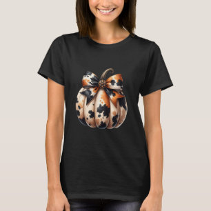 Coquette Strik Pompoenseizoen Herfst Herfstbladere T-shirt
