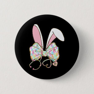 Coquette Strik Stethoscoop Verpleegster Gelukkig P Ronde Button 5,7 Cm