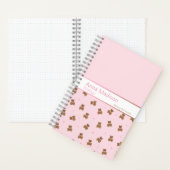 Coquette Teddy Bear Notebook Notitieboek (Binnen)