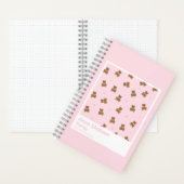 Coquette Teddy Bear Notebook Notitieboek (Binnen)